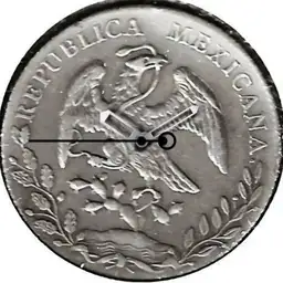 Silver, 8 Reales, Mexico, 1890