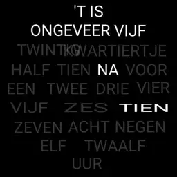 dRobje covers Text Clock