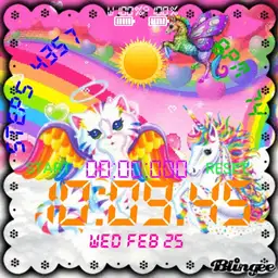 Lisa Frank Kitty Unicorn