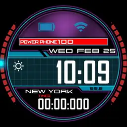 RetroBlu watch Face