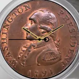 Copper, U.S., Cent, 1791