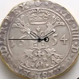 Silver, Spanish Netherlands Patagon, 1654