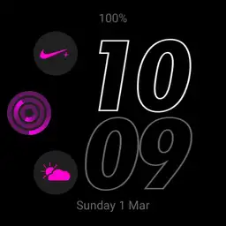 nike apple watch pink by geeceejay