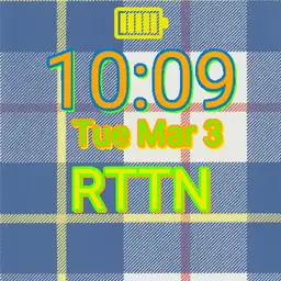 Blue Plaid Watch