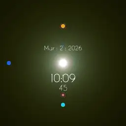 Solar System Sun Glare