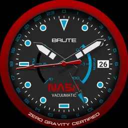 Brute NASA VACUUMATIC Space Military Field Watch Lume No Bezel