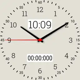 basic white stopwatch