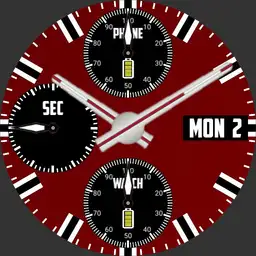Chrono red and black V3