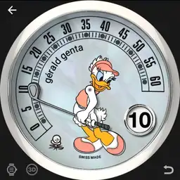 Gerald Genta Daisy Duck Golfer