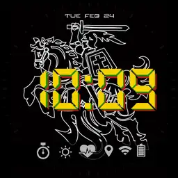 Lithuania watch vytis bw lietuva digital