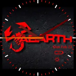 Fiat Abarth clock