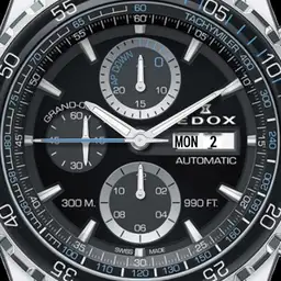 EDOX GRAND OCEAN CHRONOGRAPH BLACK