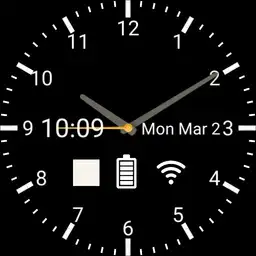 Modern Watchface Black
