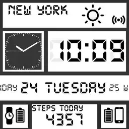 Digital color squares
