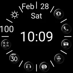 Gear S2 black Pam