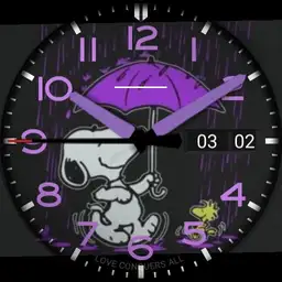 Snoopy Purple Rain
