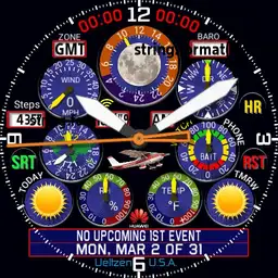 Weather Chrono Airplane