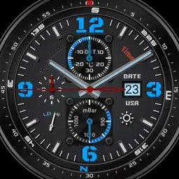 RUGGED Tickwatch2 blue mod HG7AN