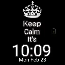 Keep Calm Black