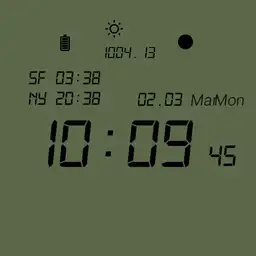 LCD screen watch