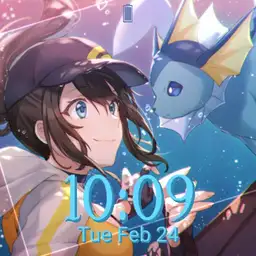 Vaporeon and Trainer