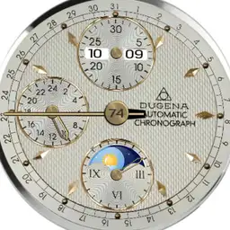 Wach Dial for Eta Valjoux 7751 Automatic Chronograph MOONPHASE
