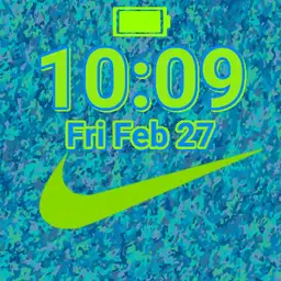 Blue Green Nike