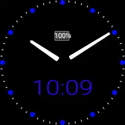 my clock blue