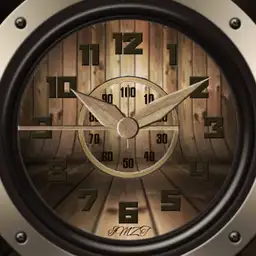 Holz Uhr