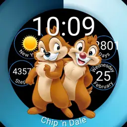 Chip n Dale Blue