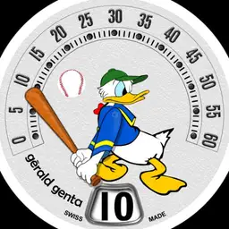 Gerald Genta - Donald Duck Baseball - BAMM