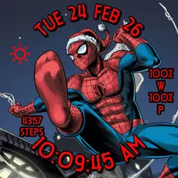 Santa Spider-Man