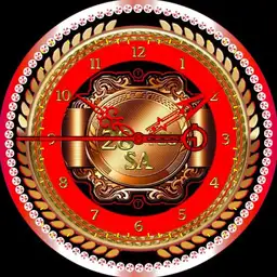 Gold Red watch