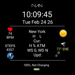 IVAN - Weather Info Dial V 3.1