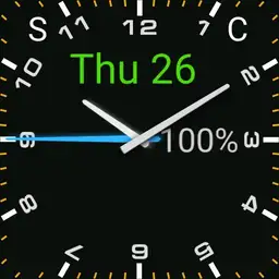 analog digital black with numbers dj