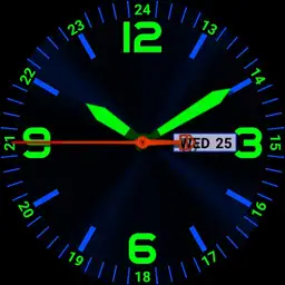 Blue Green High Viz