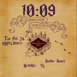 Harry Potter Marauders Map Copy