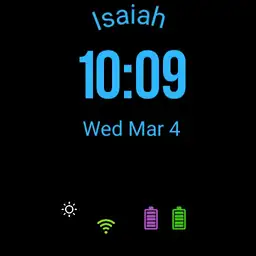 Isaiahs Watchface