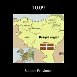 Basque Provinces Map, 2