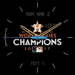 Gold Astros Champions 2017