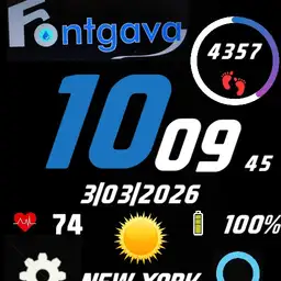 fontgava one, mi watch