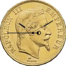 Gold, Napoleon III, France, 100 Francs, 1865