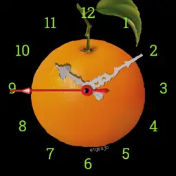 orange watch