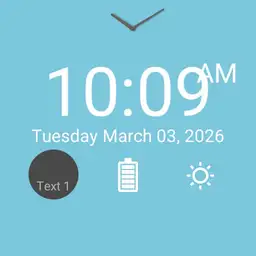 Clean blue