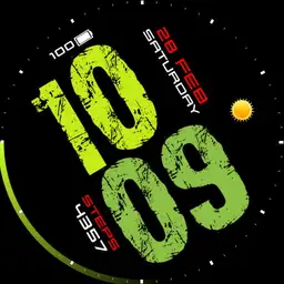 Megawatch Digital Green 2.0