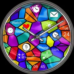 Stained glass film