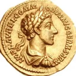 Gold, Aureus, Commodus, Megalomaniac,190-192 CE, No beard, 10