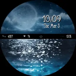 Ocean View at Night
