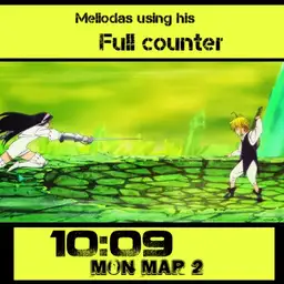Meliodas serious