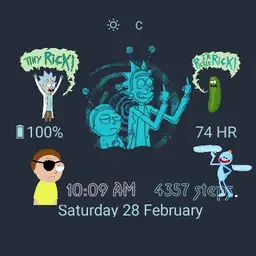 Rick and Morty face nek